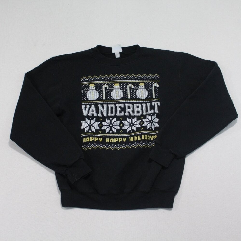 Champion Men Black Vanderbilt Eco Fleece Size Small